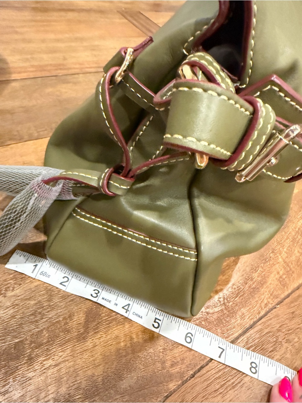 Dooney & Bourke Olive Teagan Bag - Picture 6 of 6
